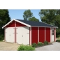 Preview: Skan Holz 28 mm Garage Holzgarage Visby 1/2/3