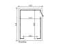 Preview: Skan Holz 45 mm Garage Holzgarage Falun 1 / 2