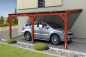 Preview: Skan Holz Wandanbau-Carport Vogtland 300 x 541 cm