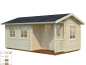 Preview: Palmako Blockbohlenhaus Susanna 12,4 m² 44 mm naturbelassen