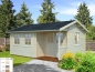 Preview: Palmako Blockbohlenhaus Susanna 16,4 m² 44 mm naturbelassen