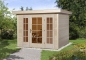 Preview: Weka Gartenhaus 172 mit Fensterfront - 21 mm Grösse 2