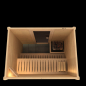 Preview: weka BERGEN 1 Massivholzsauna Trend