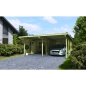 Preview: Karibu Doppelcarport Eco mit integriertem Abstellraum 2