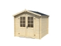 Preview: Lasita Maja 28mm Gartenhaus MORAVA Typ A