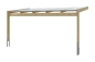 Preview: Terrassenüberdachung Novara 557 x 309 cm, Leimholz, natur + 4 Lasuren/Grundierung nach Wahl