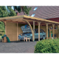 Preview: Karibu Einzelcarport Premium Einzel 1
