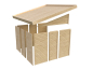 Preview: Karibu Classic Gartenhaus Bomlitz 3 - 19 mm