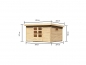 Preview: Karibu Gartenhaus Trittau 5 natur
