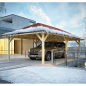 Preview: Karibu Pavillon Carport Kirn 3 - KDI