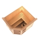 Preview: Karibu Amelia 3 - Sauna mit Eckeinstieg 68 mm