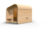 Preview: Karibu Gartensauna/Saunafass Fasshaus 2 asymmetrisch