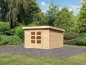 Preview: Karibu Woodfeeling Gartenhaus Kandern 6,5 natur