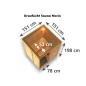 Preview: Karibu Sauna Norin mit Fronteinstieg 68 mm