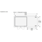 Preview: Karibu Woodfeeling Gartenhaus Kerko 3/4 mit 240 cm Schleppdach - 19 mm
