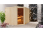 Preview: Woodfeeling Sauna YSTAD 68mm (Eckeinstieg)