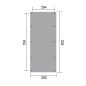 Preview: Weka Leimholz Satteldachcarport 614