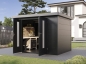Preview: Wolff Finnhaus Metallgartenhaus Eirik 3024, Anthrazit