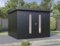 Preview: Wolff Finnhaus Metallgartenhaus Eirik 3030, Anthrazit