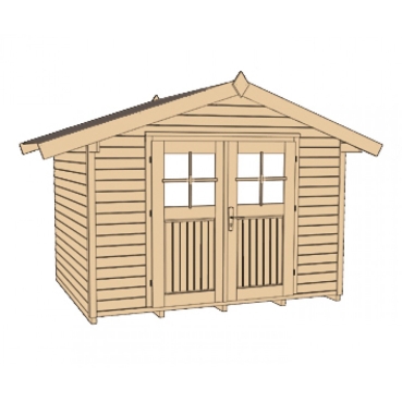 Weka Gartenhaus 122 Gr. 4,ohne Boden