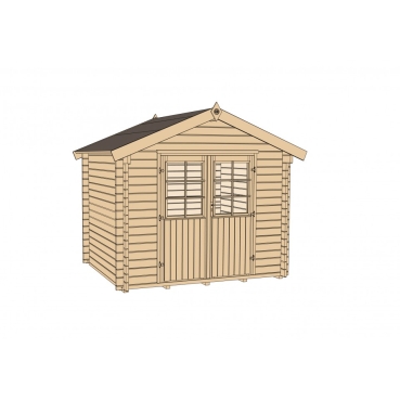 Weka Gartenhaus 132 A - 38 mm in drei Grössen