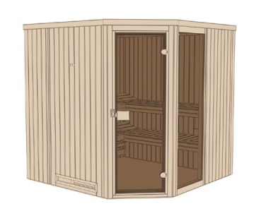 Weka Elementsauna Varberg3/508 HT / GT / GTF Gr. 4 Familiensauna