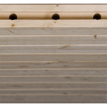 Weka Premium Massivholzsauna Bergen 2 - 45 mm