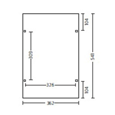 Skanholz Design-Einzel-Carport Westerwald B362 x T541cm