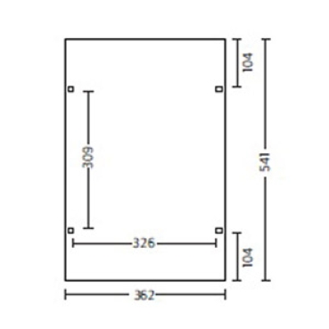 Skanholz Design-Einzel-Carport Westerwald B362 x T541cm