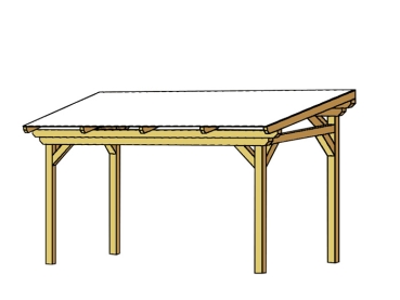Preview: Terrassenüberdachung SANREMO Leimholz o. Mittelpfosten B434 x T250cm Preview: Terrassenüberdachung SANREMO Leimholz o. Mittelpfosten B434 x T250cm