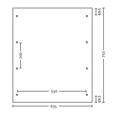 Preview: Design-Doppel-Carport Bogendach Typ Franken 635 x 755cm