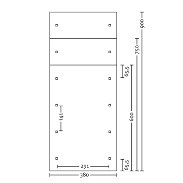 Preview: Satteldach-Einzel-Carport ca. B:380 x T:750 cm mit Dachschalung