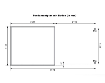 Karibu Hybrid-Gartenhaus Jupiter 3 C + 2,4m Anbaudach - 19mm Elementhaus - Geräteschuppen - Pultdach - anthrazit/grau