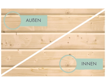 Preview: Karibu Hybrid-Gartenhaus Merkur A - 19mm Elementhaus - 2-Raum-Gartenhaus - Pultdach - natur/anthrazit Preview: Karibu Hybrid-Gartenhaus Merkur A - 19mm Elementhaus - 2-Raum-Gartenhaus - Pultdach - natur/anthrazit