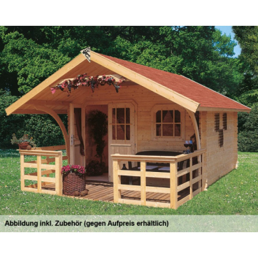 Preview: Karibu Terrasse für BBH Olin 150 cm tief