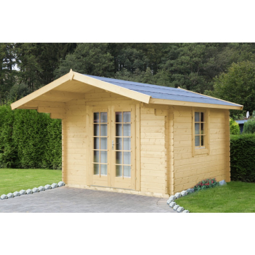 Wolff Finnhaus Blockbohlenhaus Betty 3030 B isolierverglast