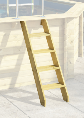 Preview: Karibu Pool Modell X2 mit Terrasse in wassergrau