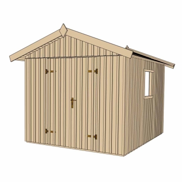 Weka Schwedenhaus - 32 mm Gartenhaus Grösse 3