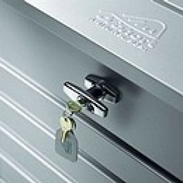 Preview: Biohort Metall-Freizeitbox 130 silbergrau