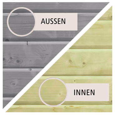 Preview: Karibu Pool Modell X2 mit Terrasse in wassergrau