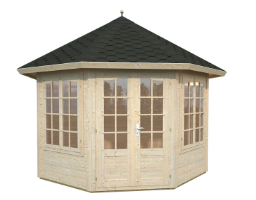 Palmako Pavillon Veronica 4 in 34mm 9,2 m² naturbelassen