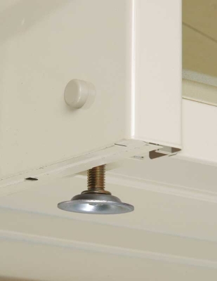 Gartengeräteschrank Minik 1508 rauchgrau o. Regale in Metall - Kopie