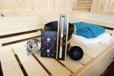 Preview: Karibu Sauna Zubehörset Premium 5-teilig
