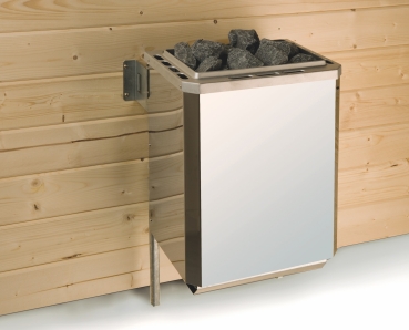 Weka Elementsauna Varberg 3 - 68 mm Sparset 1 inkl. 7,5 kW Ofen mit Steuergerät  Sparset 1