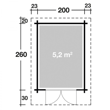 Preview: Wolff Finnhaus Ellen 2020-A/B Gartenhaus