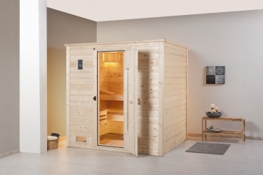 Weka Premium Massivholzsauna Bergen 1.8 - 45 mm