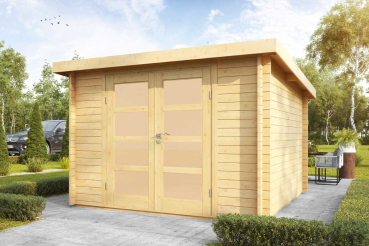 Wolff Finnhaus Gartenhaus Pia 3024 Typ 5 in 34mm