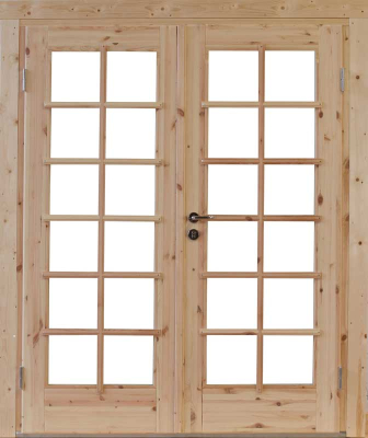 Preview: Wolff Finhaus Gartenhaus Pia 3030 Typ 3 in 34mm