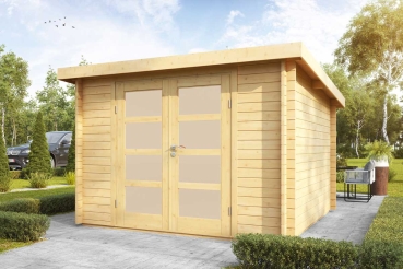 Wolff Finnhaus Gartenhaus Pia 3030 Typ 5 in 34mm