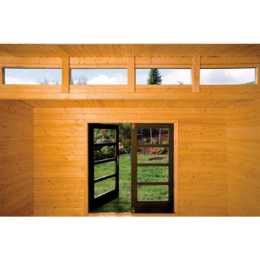 Weka Gartenhaus Typ 158 in 28 mm, 2 Grössen